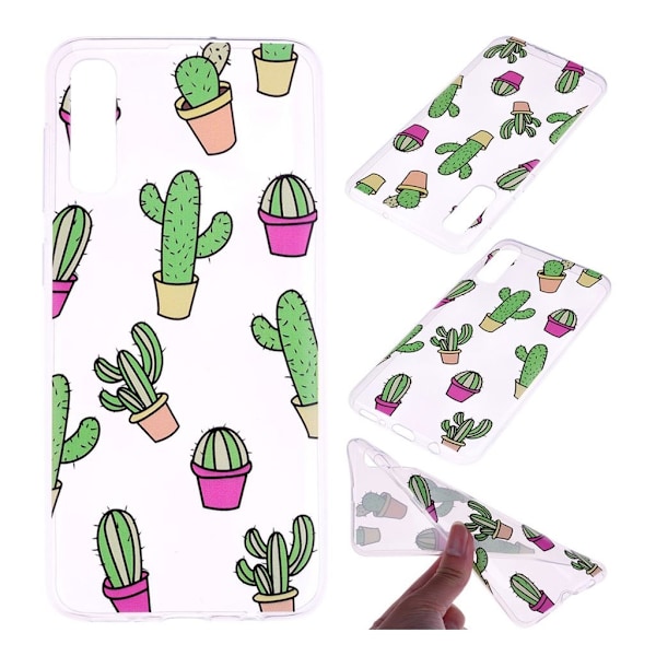 Deco Samsung Galaxy A70 kuoret - Kaktus Multicolor