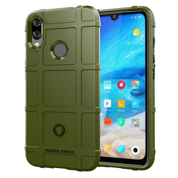 Rugged Shield cover - Xiaomi Redmi Note 7 / Note 7 Pro / Note 7S – Militærgrøn Green