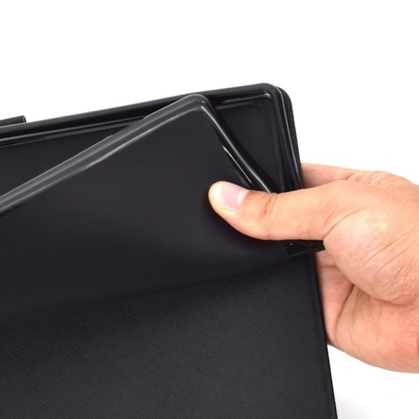 Lenovo Tab M10 FHD Plus viileä kuvio nahkainen läppäkotelo - Kimalteleva Elementti Ja Sydän Purple