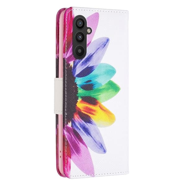 Wonderland Samsung Galaxy A24 4G Flippetui - Solsikke Multicolor