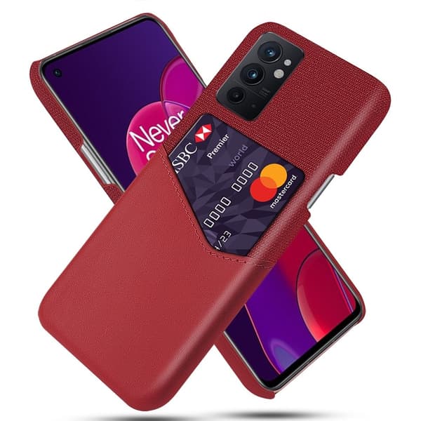 Bofink OnePlus 9RT 5G skal med korthållare - Röd Röd