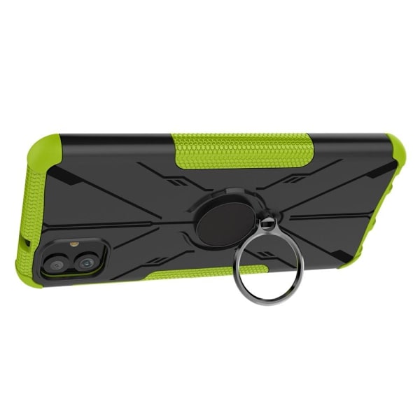Kickstand-skydd med magnetisk platta för Samsung Galaxy A04 - Grön Grön