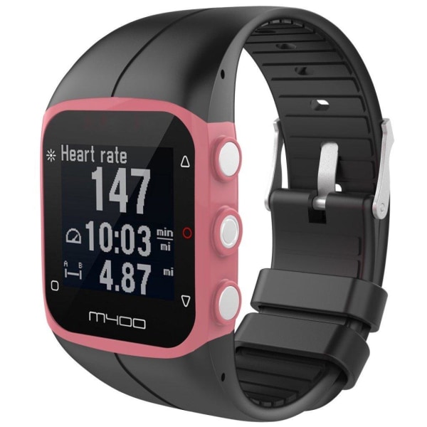 Polar M400 Silikone rem - Sort Black