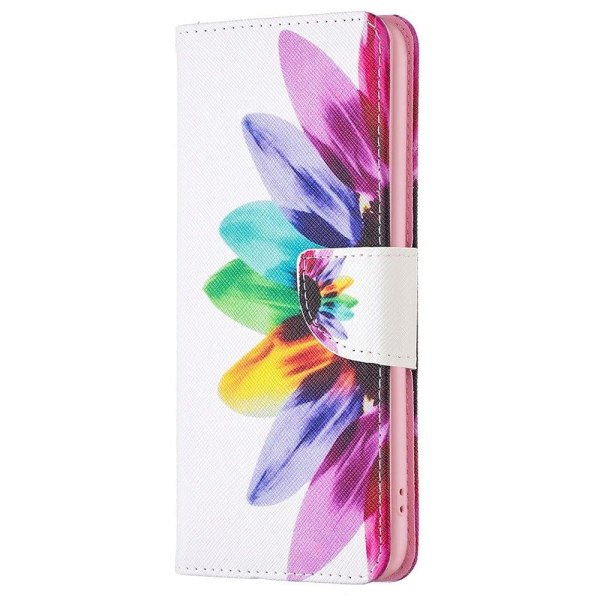 Wonderland Motorola Moto G42 Flip Etui - Solsikke Multicolor