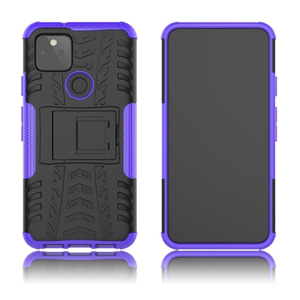 Offroad etui - Google Pixel 5 - sort / lilla Black