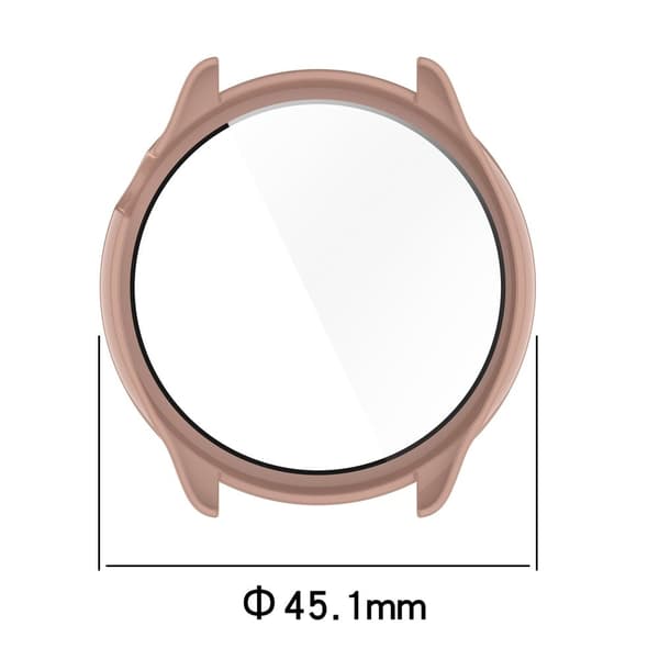 Amazfit GTR Mini kansi karkaistulla lasisuojalla - Musta Black