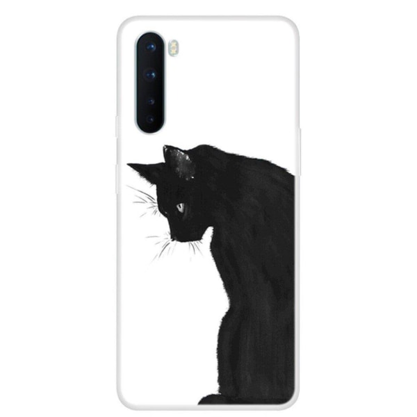 Deco OnePlus Nord skal - Katt Svart