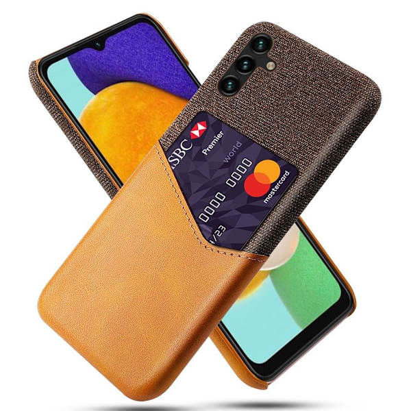 Bofink Samsung Galaxy A14 Card Suojakuori - Oranssi Orange