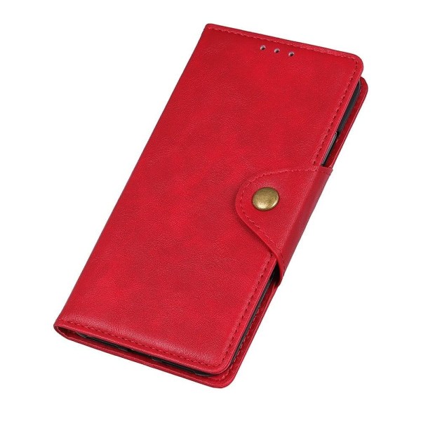 Alpha iPhone 14 læder flip etui - Rød Red