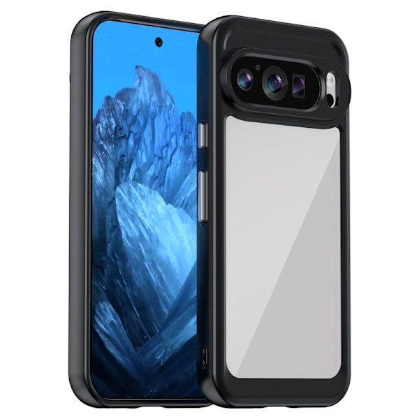 Google Pixel 9 smart akryl cover - Sort Black