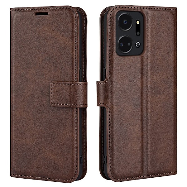Lompakko Nahkakotelo For Honor X7a - Ruskea Brown