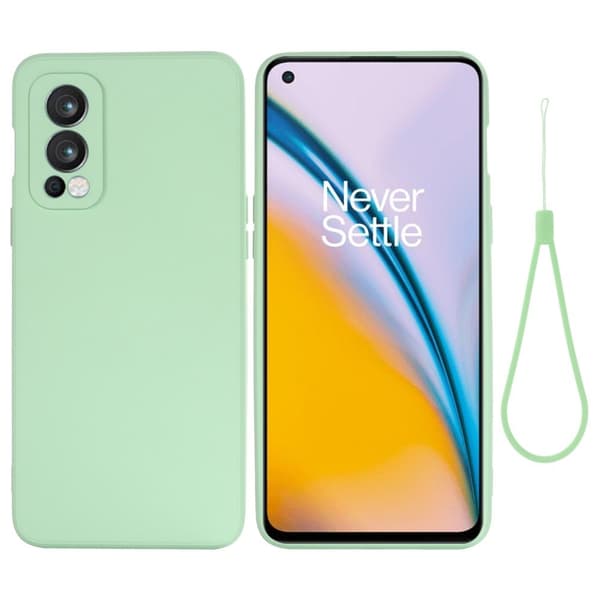Matte Liquid OnePlus Nord 2 5G silikone cover - Grøn Green