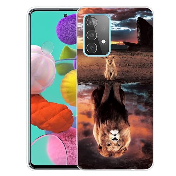 Deco Samsung Galaxy A73 Suojakotelo - Lion Brown