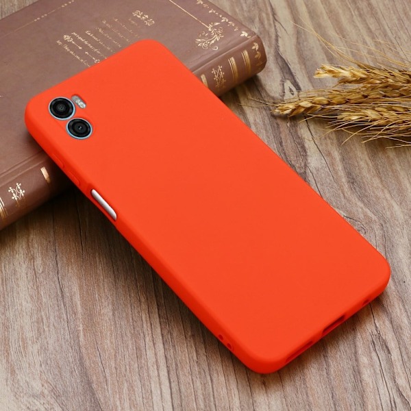 Matta nestesilikoninen kuori Motorola Moto E22s - Punainen Red