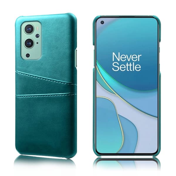 OnePlus 9 skal med korthållare - Grön Grön