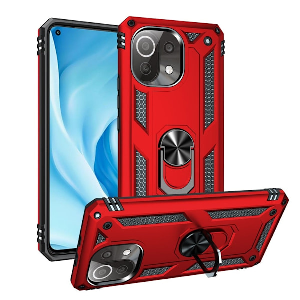Bofink Combat Xiaomi 11 Lite 5g Ne / Mi 11 Lite 5g / 11 Lite Suojakotelo - Punainen Red