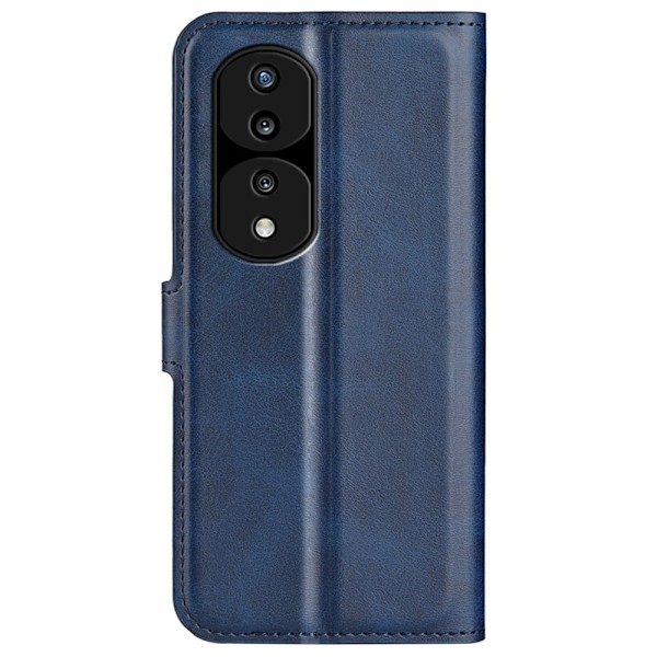 Hållbart konstläder Honor 70 fodral med plånbok - Blå Blå