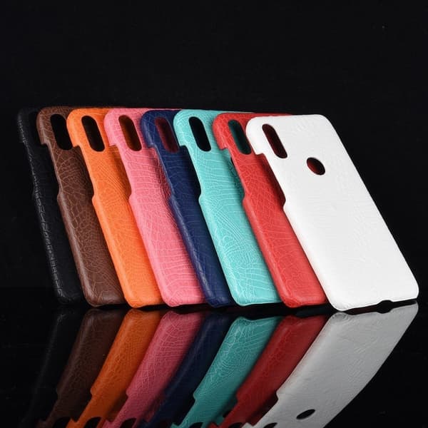 Croco etui - Xiaomi redmi Note 7 / Note 7S - Sort Black