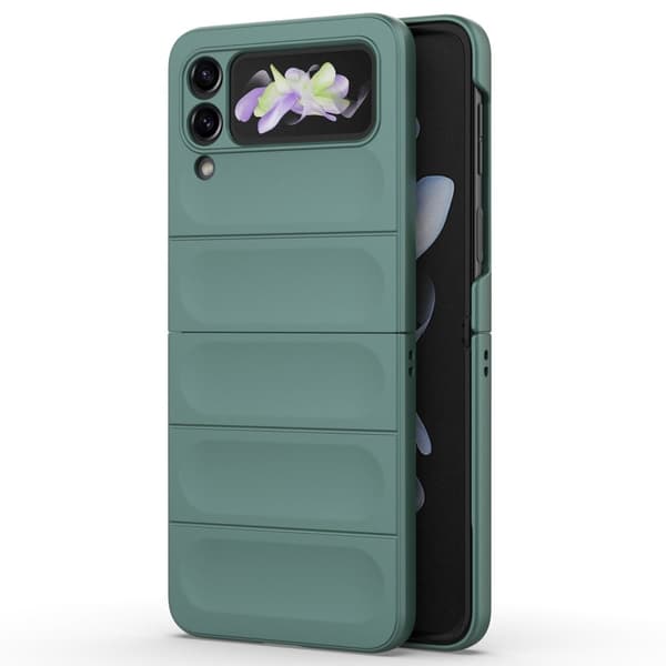 Mjukt greppformat Samsung Galaxy Z Flip3 5G skal - Grön Grön