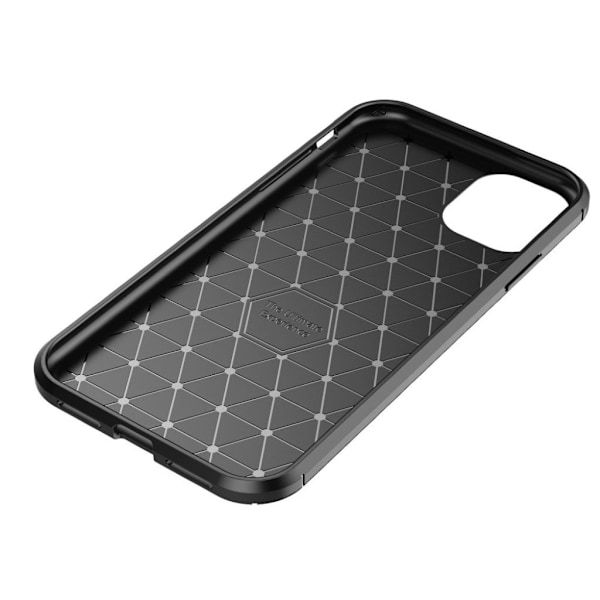 Carbon Shield iPhone 11 deksel - Svart Black