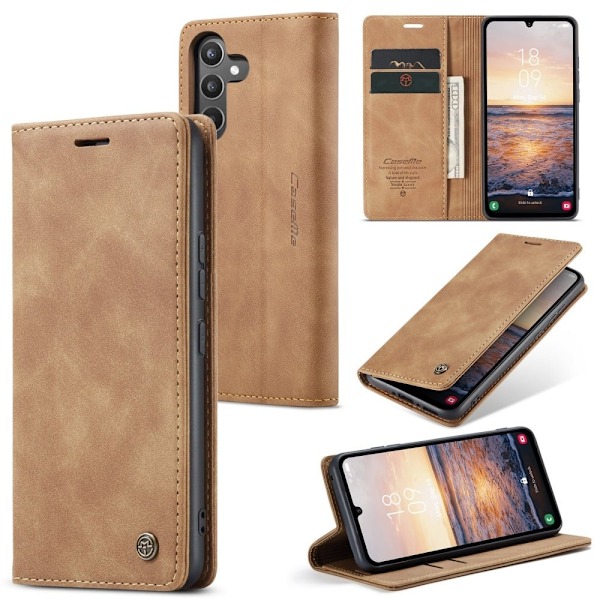 CaseMe Samsung Galaxy A34 5G Vintage Fodral - Brun Brun