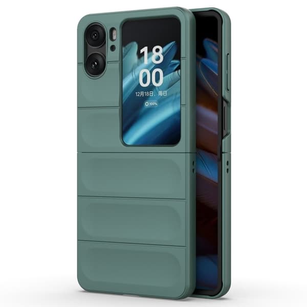 Blødt grebsformet Oppo Find N2 Flip cover - Grøn Green