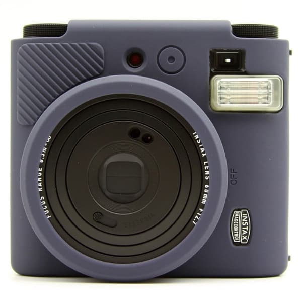 Fujifilm Instax Mini 99 kamerafodral Anti-Drop Soft Silicone skyddsfodral - Mörkblå Blå