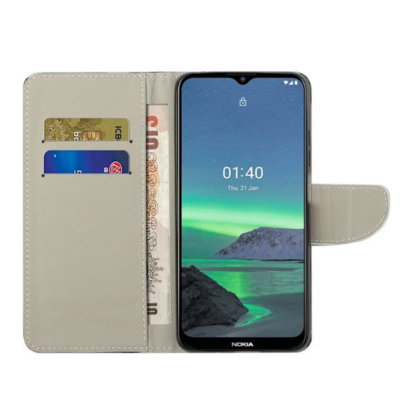 Wonderland Nokia 1.4 Flip etui - Big ben Multicolor