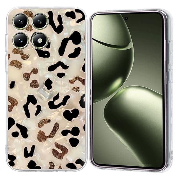 Vibe Xiaomi 14T cover - Leopard Print Brown