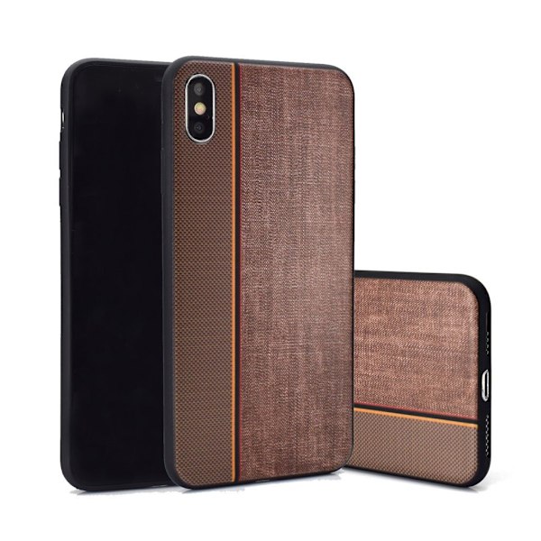 Jeans iPhone Xs Max fodral - Brun Brun