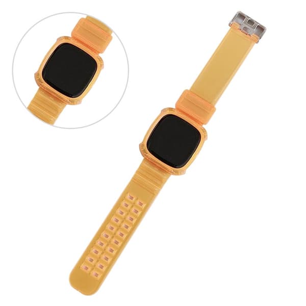 Fitbit Versa 3 cool translucent klockarmband - orange Orange