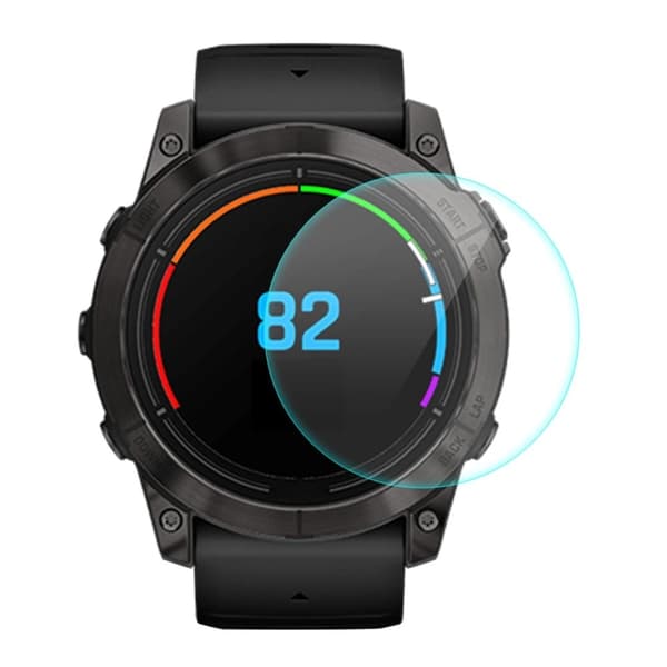 Garmin epix Pro (Gen 2) 51 mm skjermbeskytter i aluminium-silisiumglass Transparent