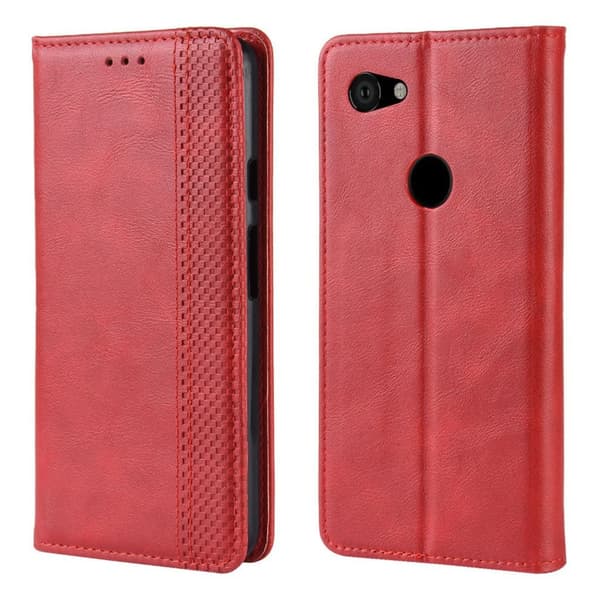 Bofink Vintage Google Pixel 3a XL etui - Rød Red
