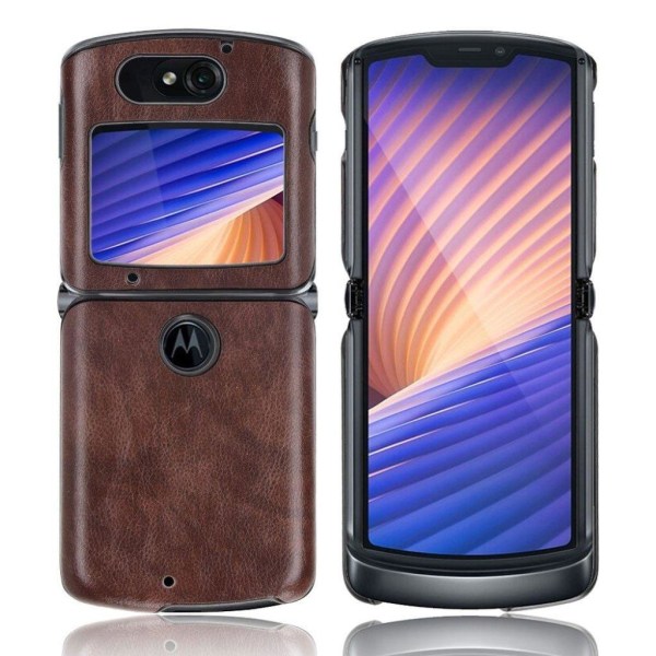 Prestige etui - Motorola Razer 5G - brun Brown