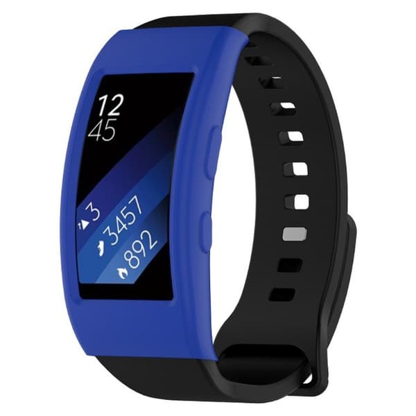 Samsung Gear Fit2 Pro silikon fodral - baby blå Blå