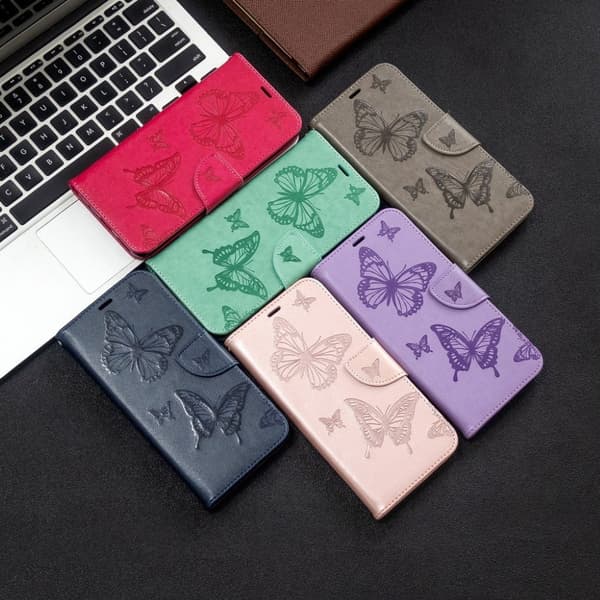 Butterfly Nokia 7.2 / 6.2 flip case - Grå Silver grey