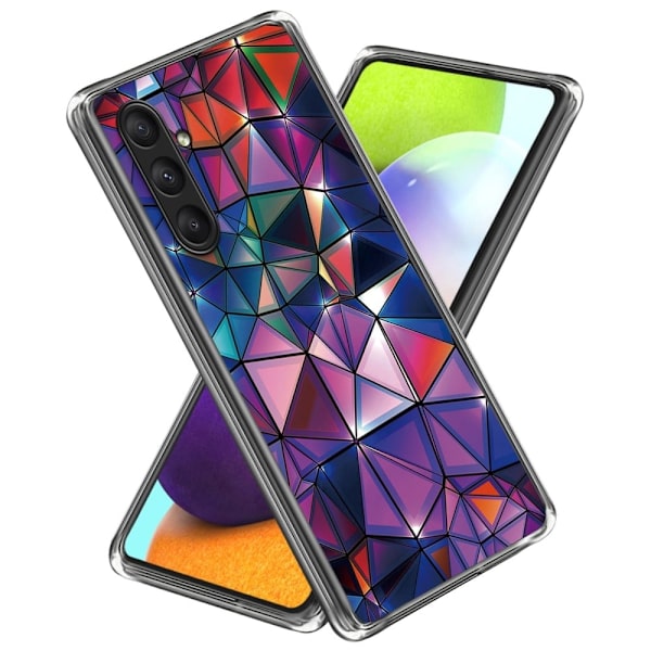 Deco Samsung Galaxy A25 deksel - Trekant Multicolor