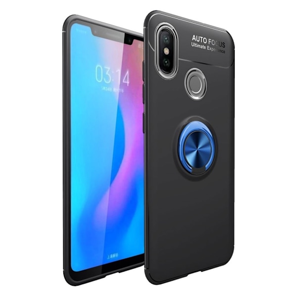 Ringo etui - Xiaomi Mi A2 - Sort / Blå Black