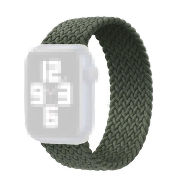 Apple Watch Series 6 / 5 40 mm urrem i nylon - Militærgrøn / Størrelse: S Green