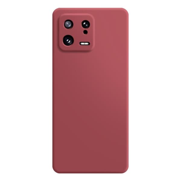 Avfaset anti-drop gummiert deksel for Xiaomi 13 - Rød Red