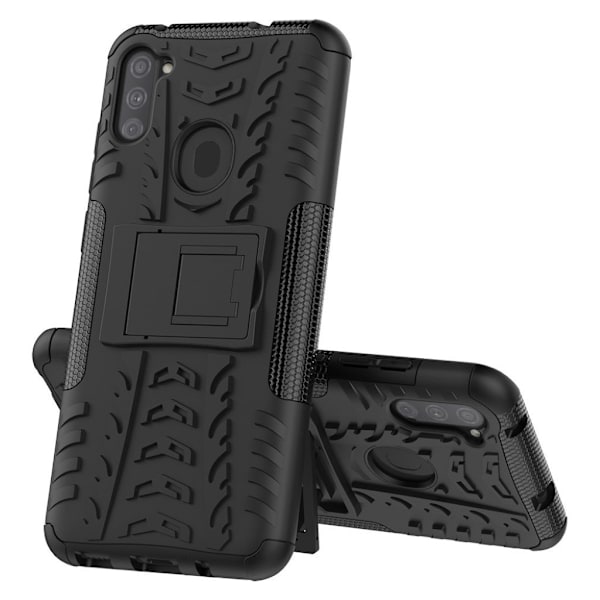 Offroad kuoret - Samsung Galaxy A11 - Musta Black