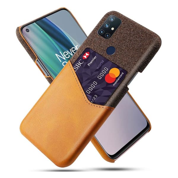 Bofink OnePlus Nord N10 5G Card Deksel - Brun Brown