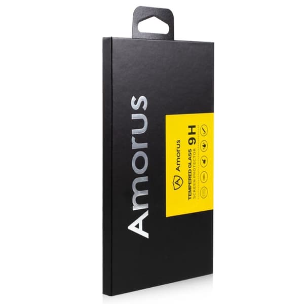 AMORUS ekstra stærk skærmbeskyttelse af glas til Samsung Galaxy A73 Transparent