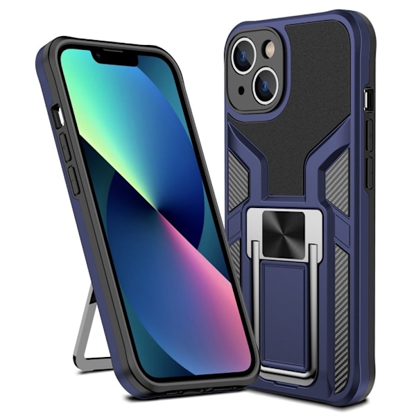 Stöttåligt iPhone 14 hybridskal - Blå Blå