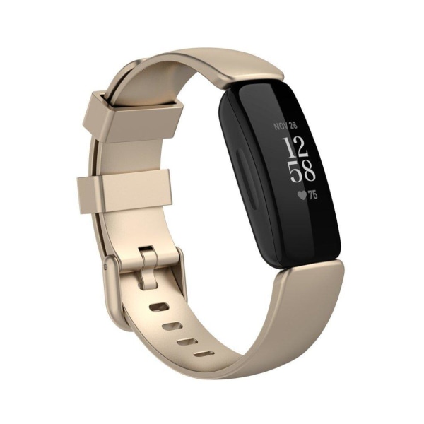 Fitbit Inspire 2 simple rem - Champagne guld / Størrelse: L Gold