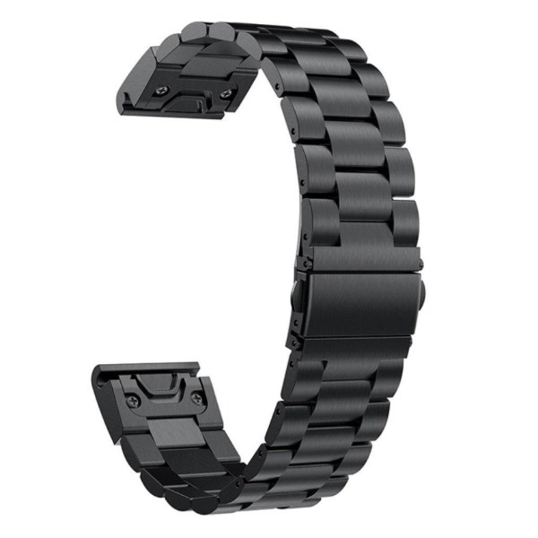 Garmin Fenix 5X rustfri lænke-urrem - sort Black