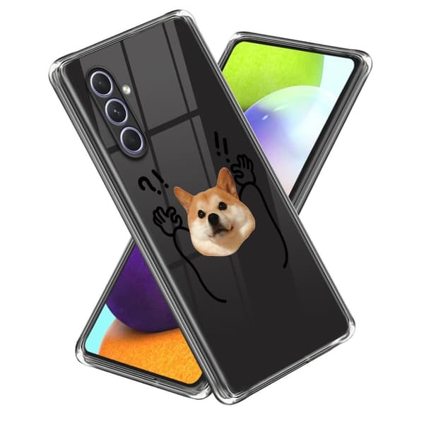 Deco Samsung Galaxy A34 5G Suojakotelo - Surrender Koira Transparent