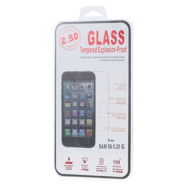 Samsung Galaxy S6 Härdat Glas Displayskydd Transparent