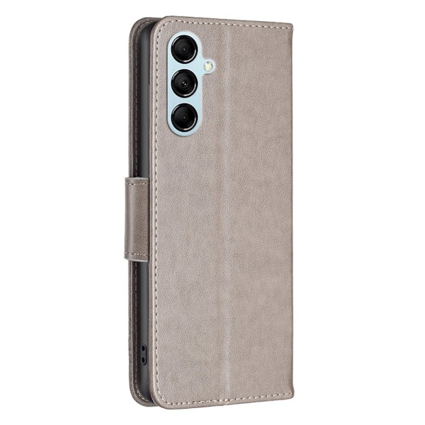 Butterfly Samsung Galaxy M14 Flippetui - Grå Silver grey