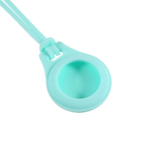 AirTags silikonisuojus kolmella hihnalla - Vauvasininen Blue